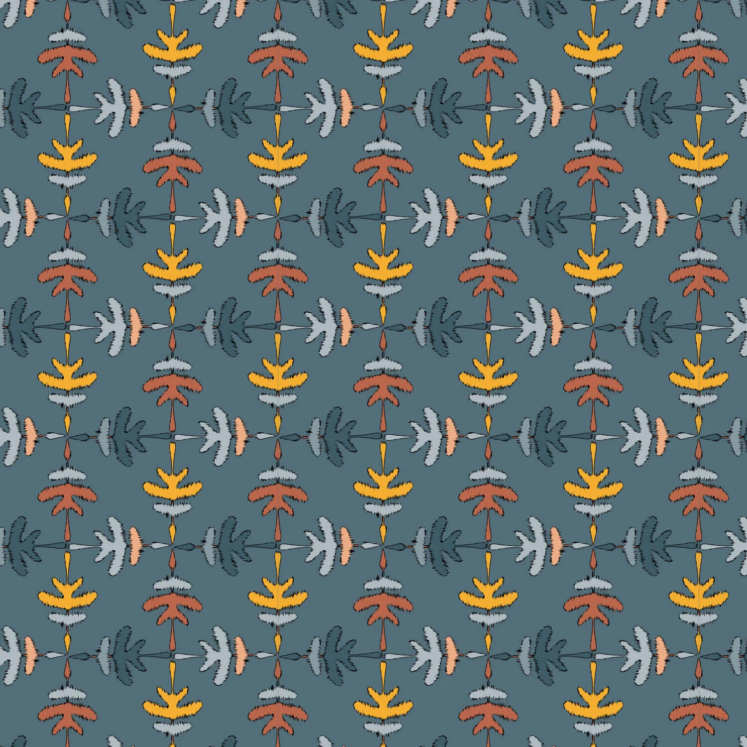 IKAT ARROWS / BLUE