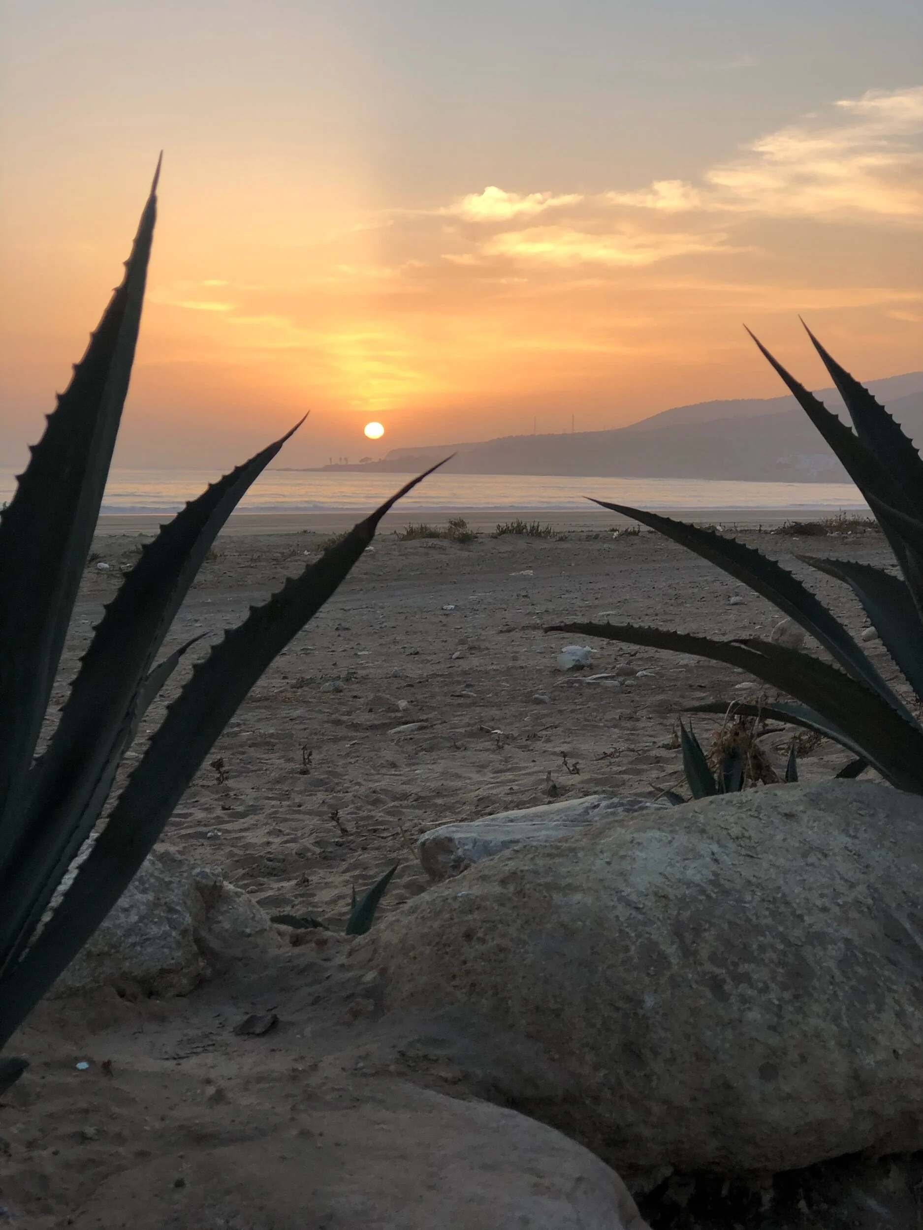 Anchor Point at Sunset, Morocco