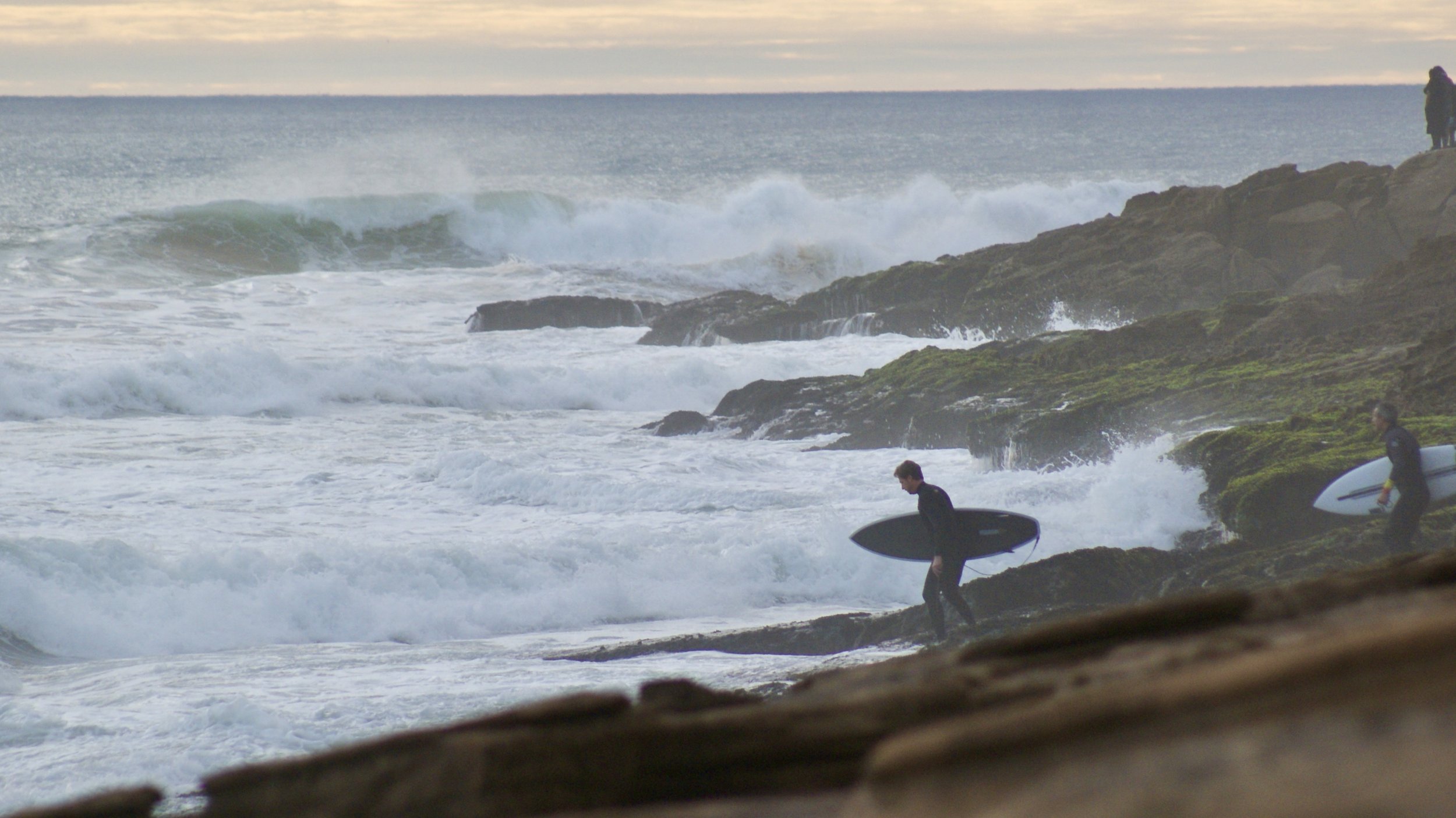 Paddling Out at Anchor Point