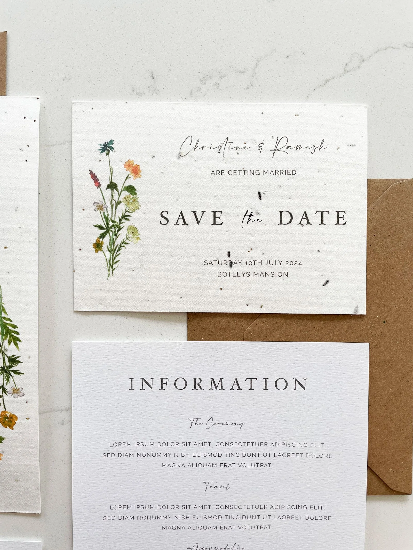 Wildflower - Save the Date