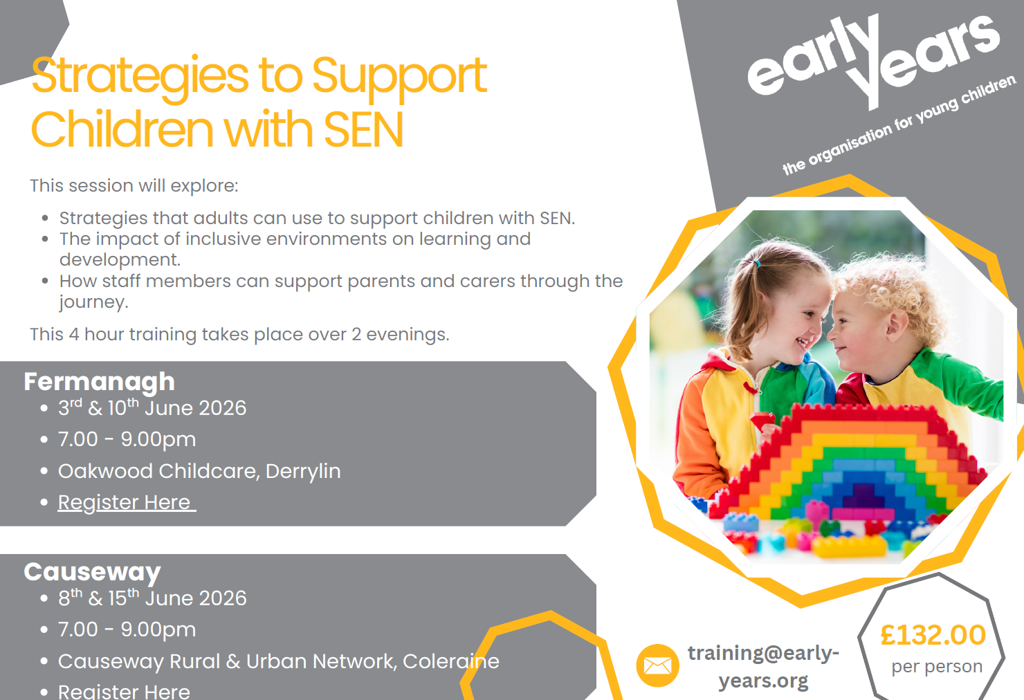 🌟 Early Years Training Opportunity 🌟