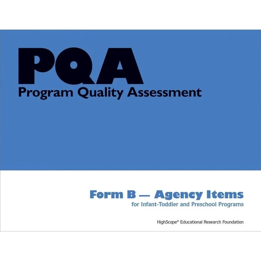 PQA Form B - Agency Items