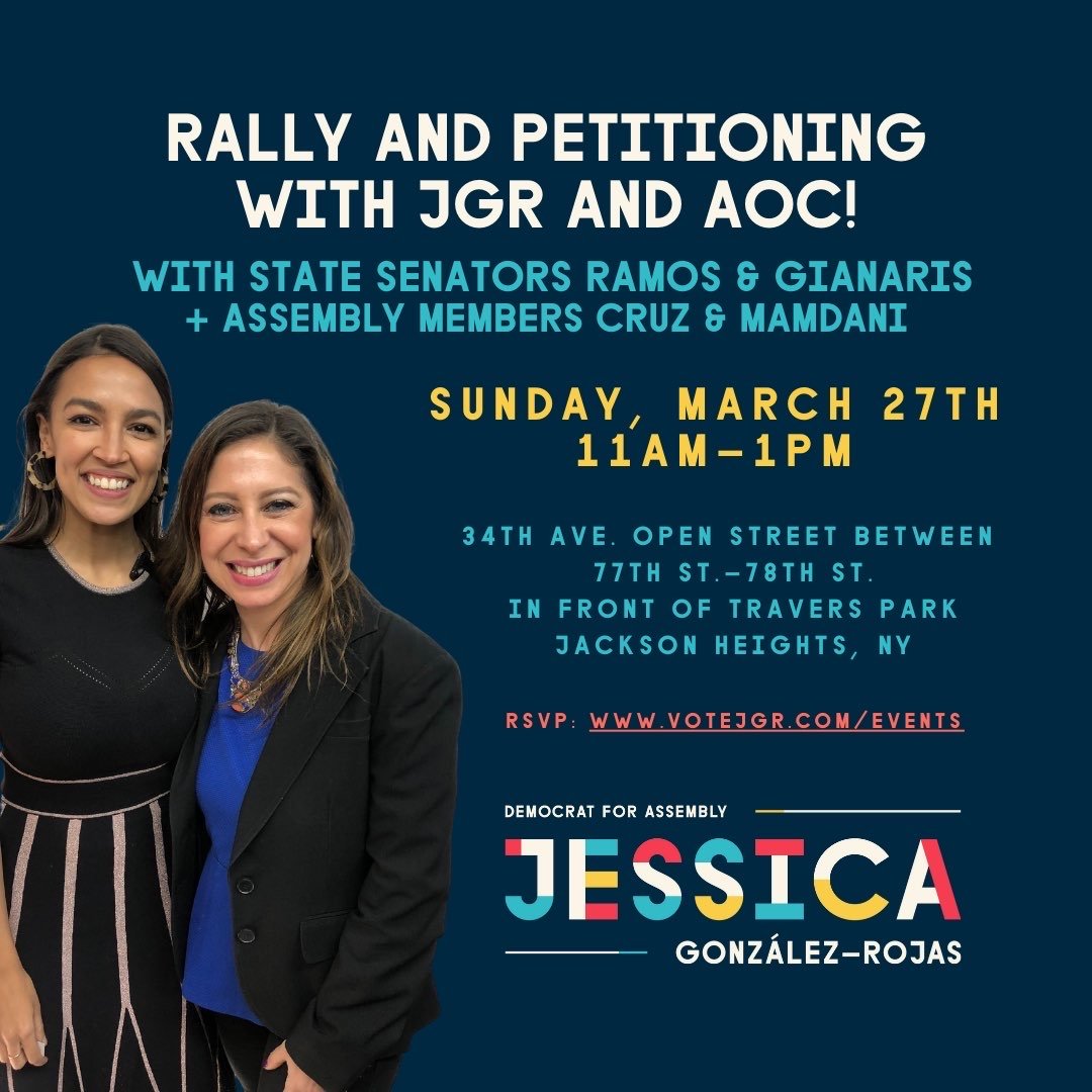 Rally and Petitioning with JGR &amp; AOC