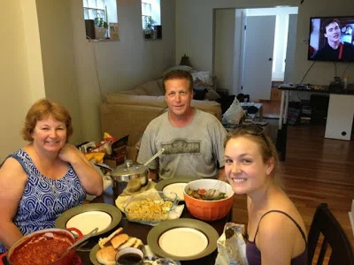 Mom and Dad visit for the Fourth! - 'AMERICA!