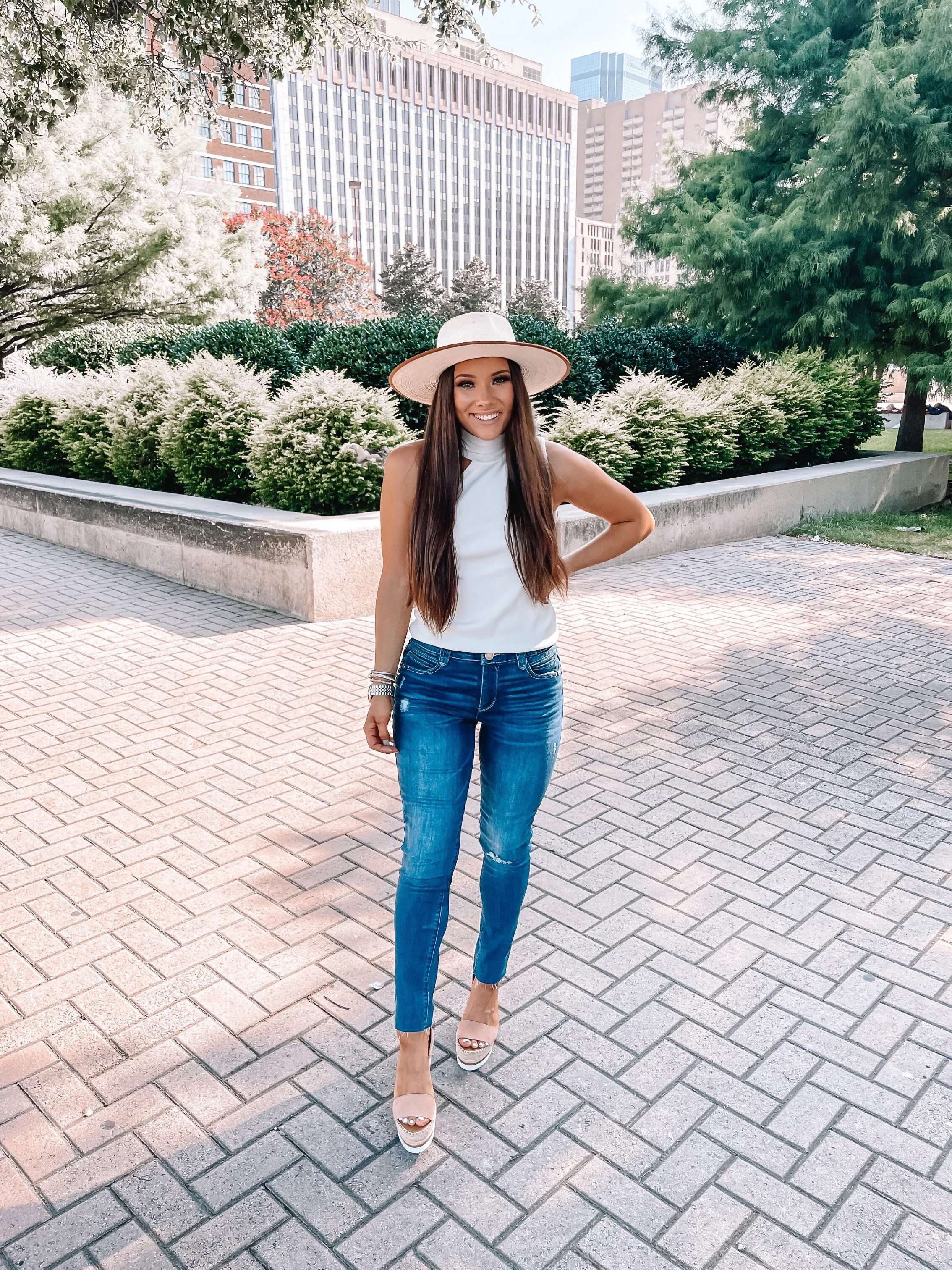 DALLAS DAY ONE + WEARING MY favorite NSALE JEANS