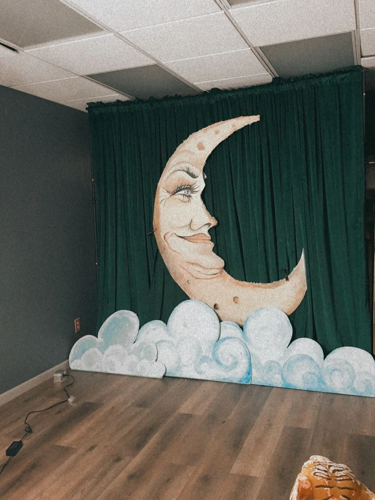 I made this moon with my hands 🥲 still a days work away from finished, but I am ✨over the moon✨ with where I am today!

Please, come shoot the moon with me! I am so thrilled to finish this project this week so that I can start using it for sessions.