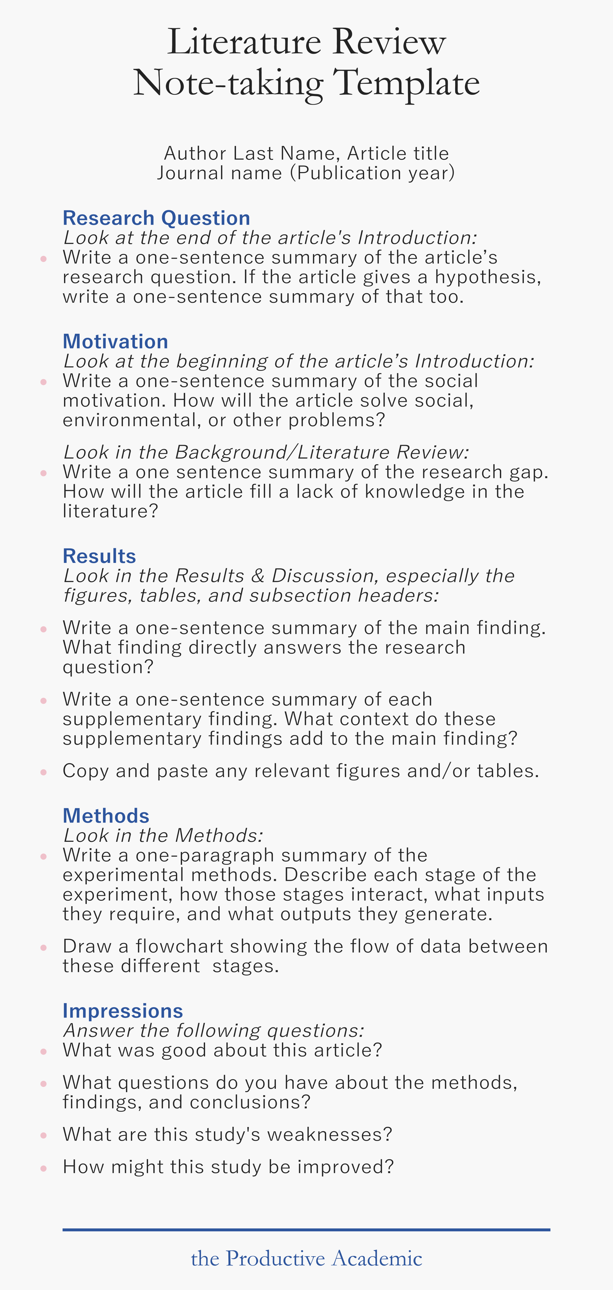 literature review in academic writing