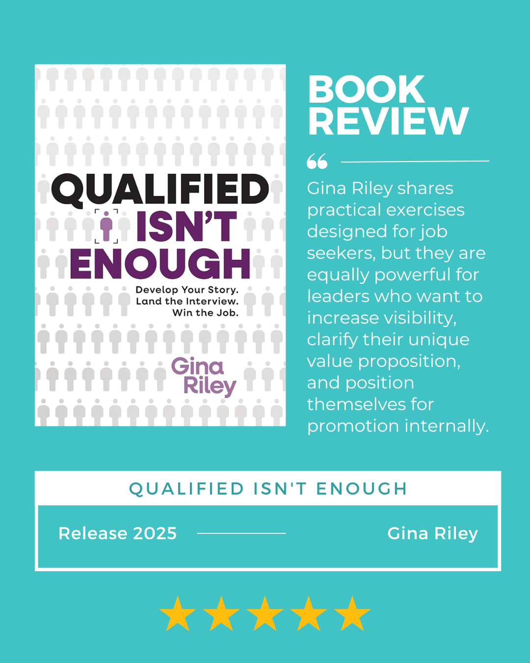 Gina Riley shares practical exercises designed for job seekers, but they are equally powerful for leaders who want to increase visibility, clarify their unique value proposition, and position themselves for promotion internally.
