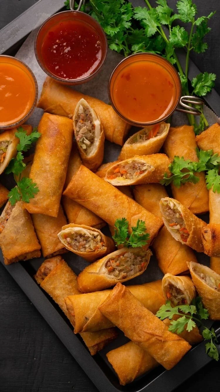 Mouth Watering Spring Rolls