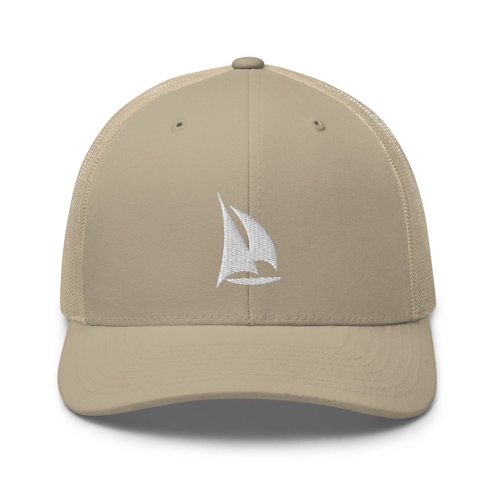 Sailboat Trucker Cap — Max Charters - Private Sailing - Snorkeling Charters  - St. Thomas - USVI - BVIst thomas charters