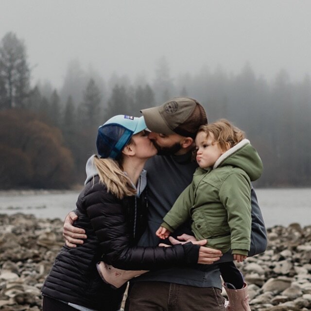 My best friend, my husband, my biggest supporter.

We don't get enough pictures of us in the same frame because we're juggling our toddler, usually in places with steep cliffs and rushing water.

He pushes me to my edge and challenges me to get out o