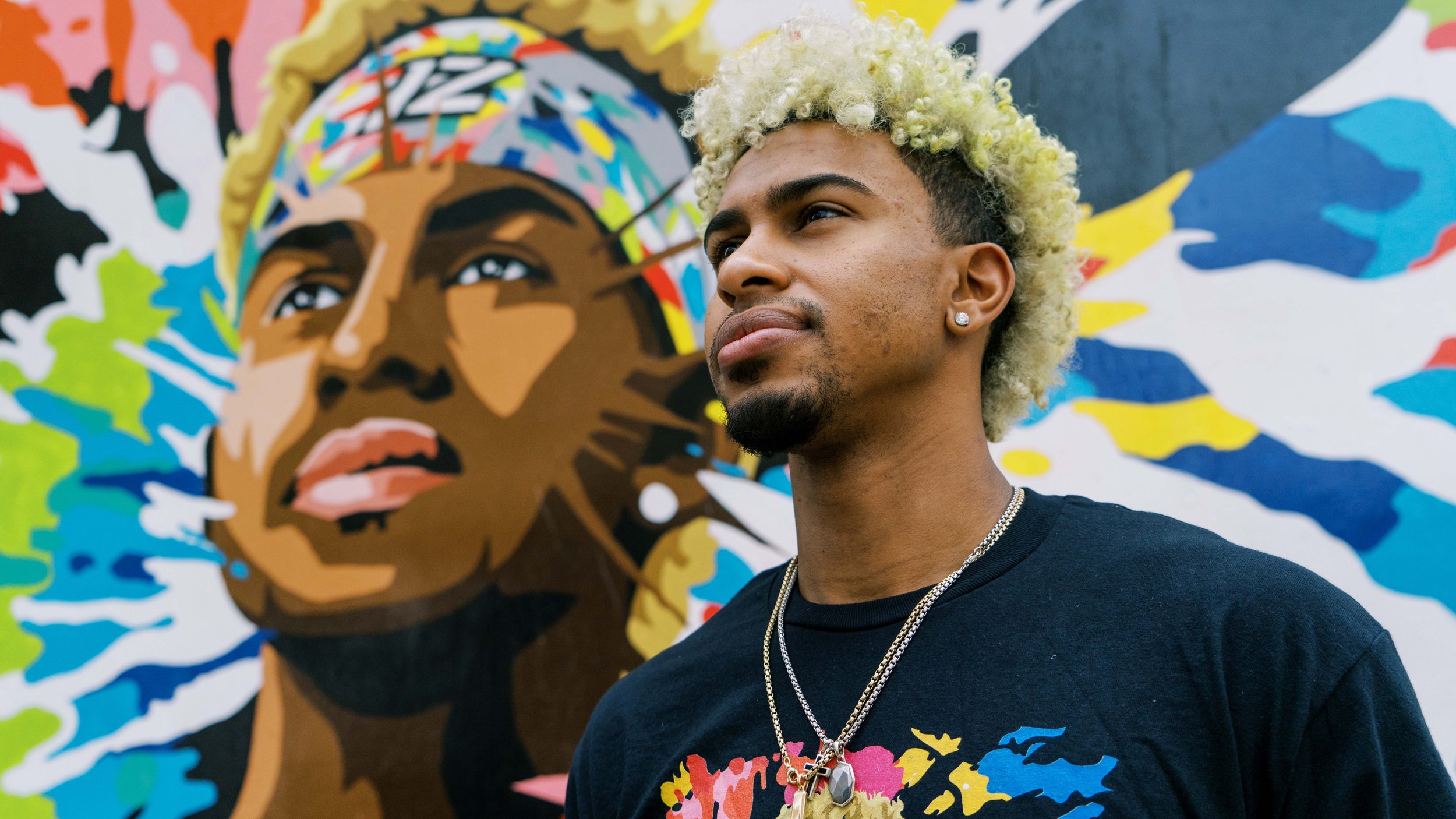 Francisco Lindor Mural in NYC by Cleveland Artist Glen Infante | New Balance Baseball
