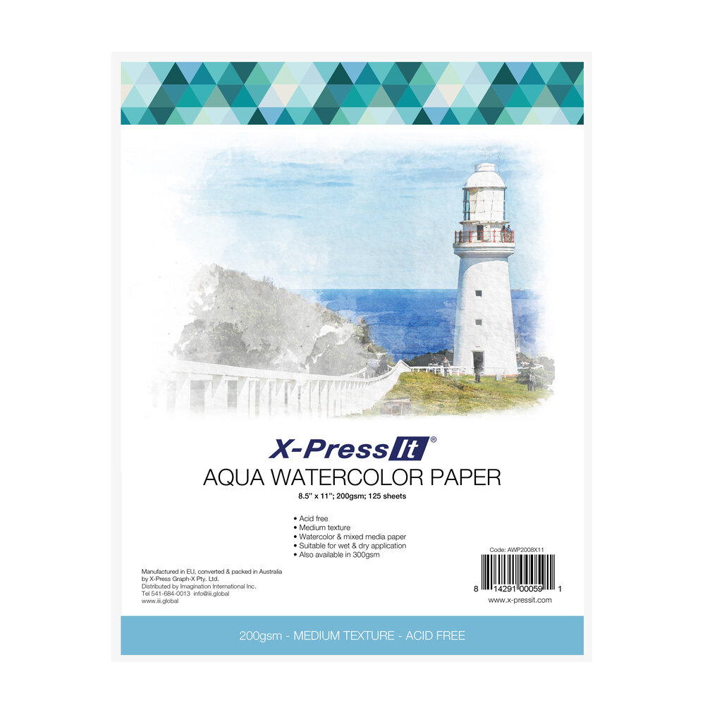 X-Press It Aqua Water Color Paper — X-Press It
