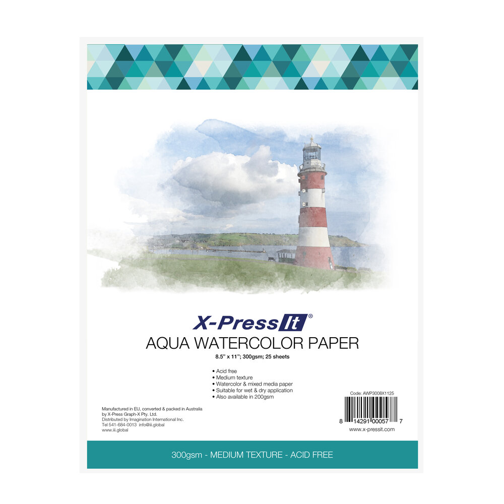 X-Press It Aqua Water Color Paper — X-Press It