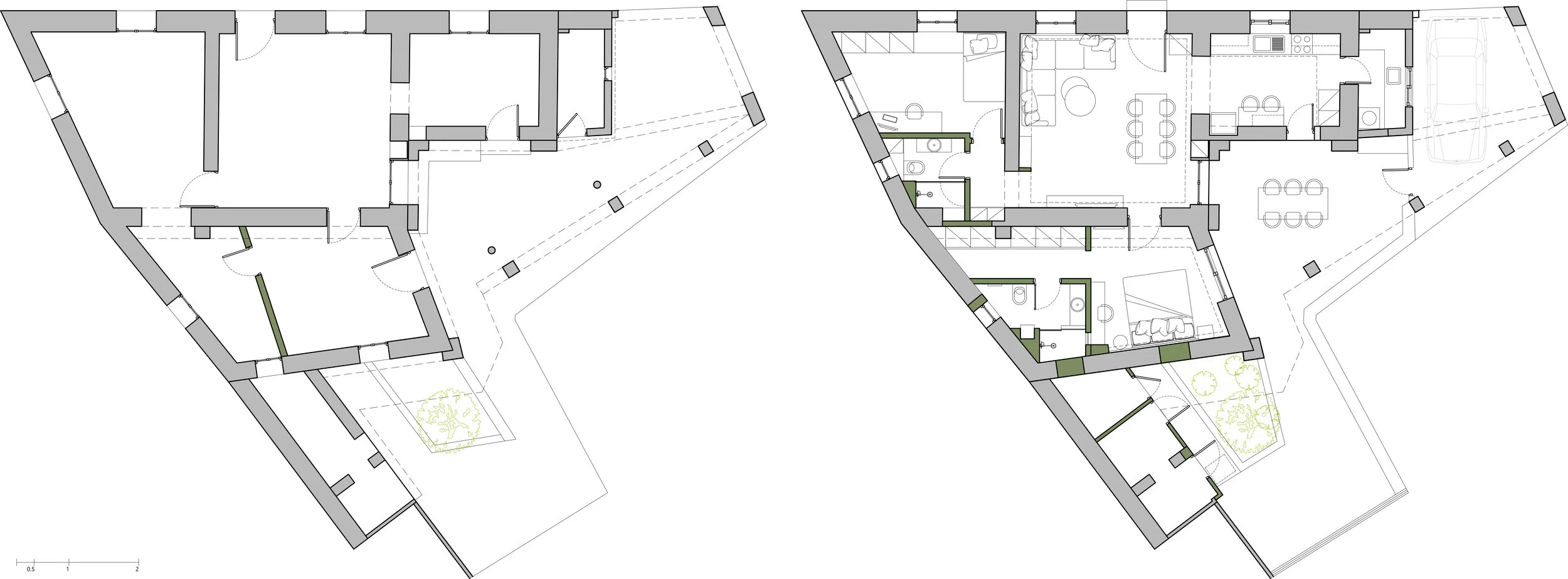 residence in Almirida - plans