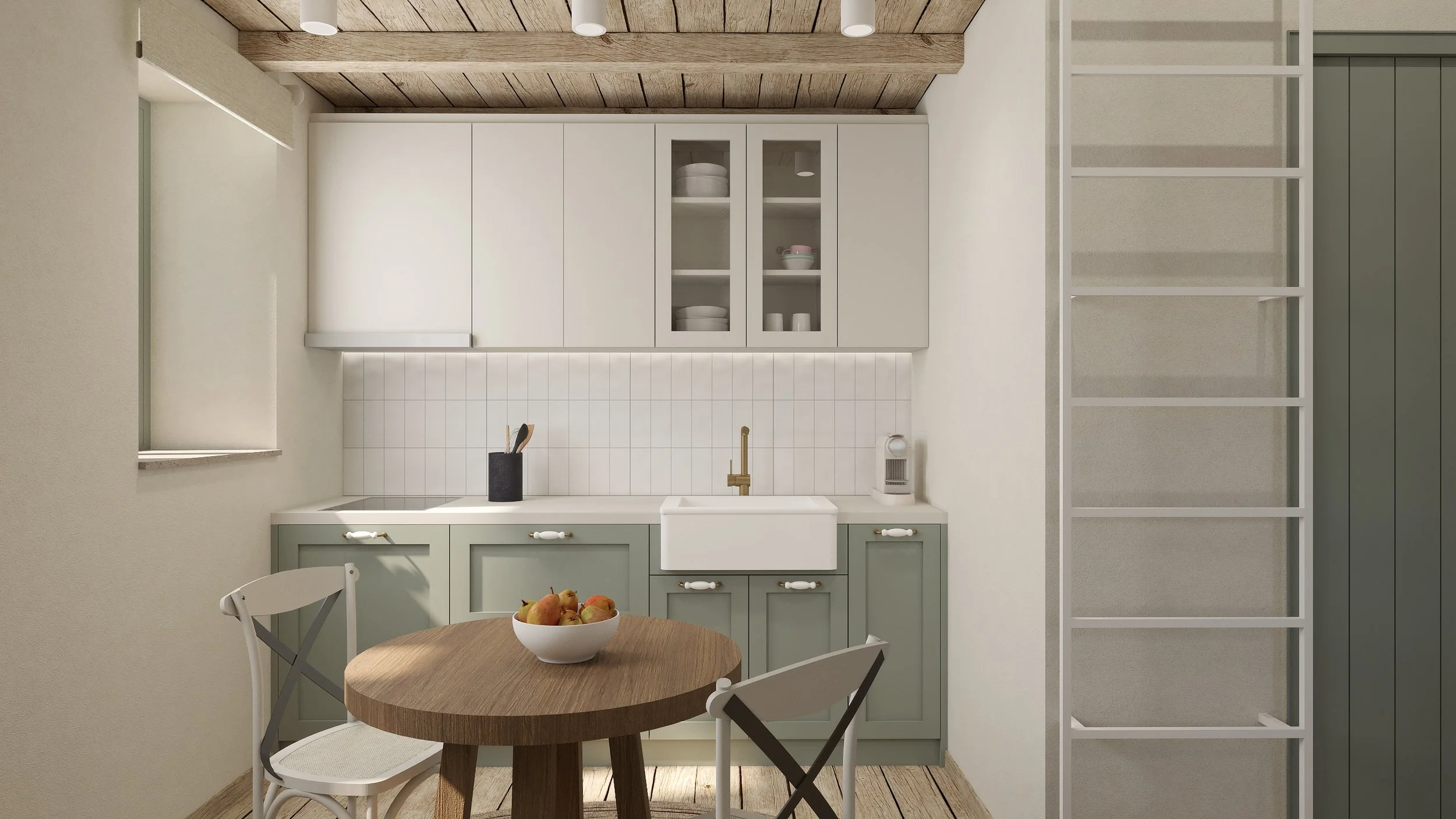 stone houses complex restoration in Kamara — alkisti roussou