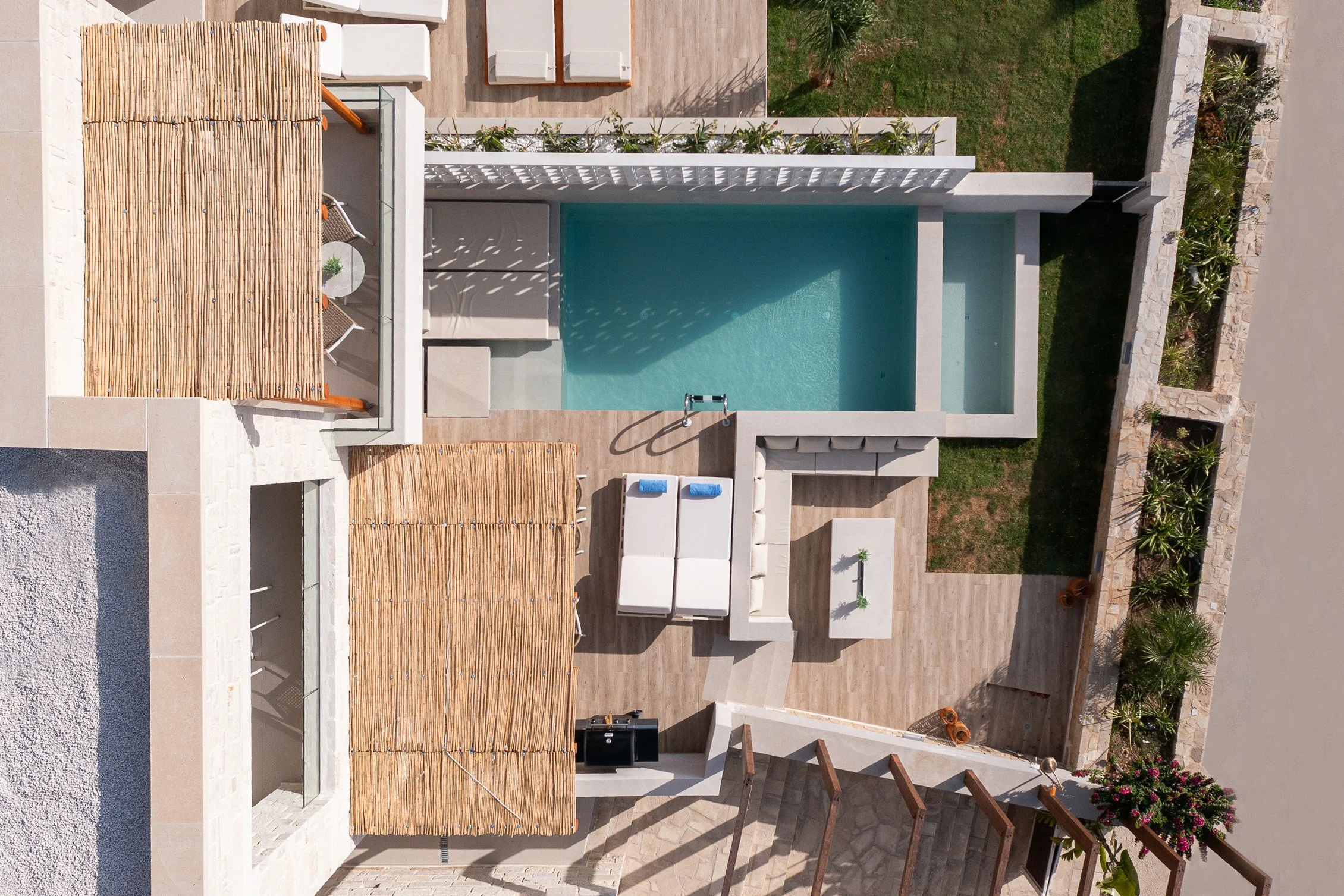 Villa Domenica drone view