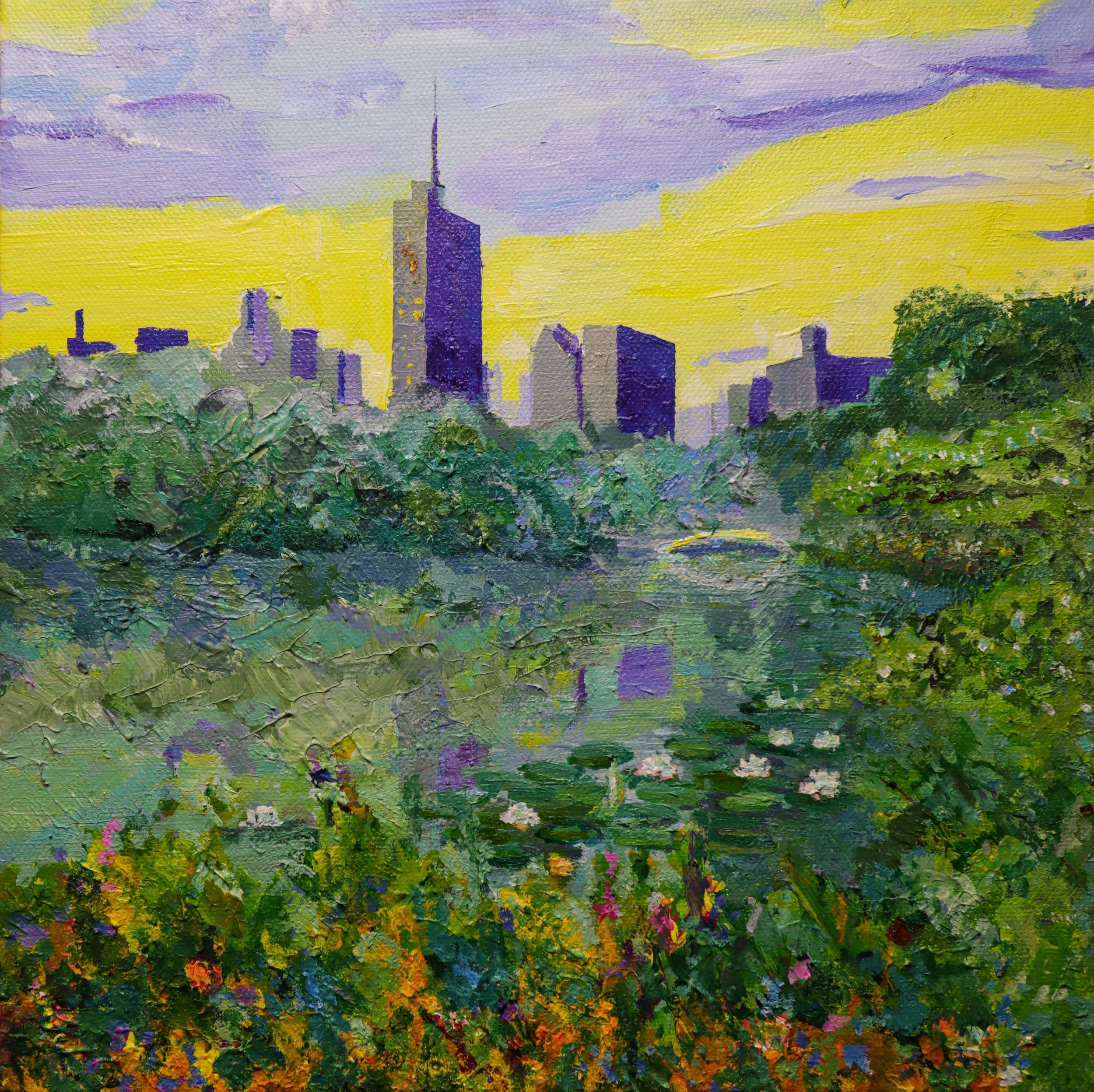 Central Park at dusk