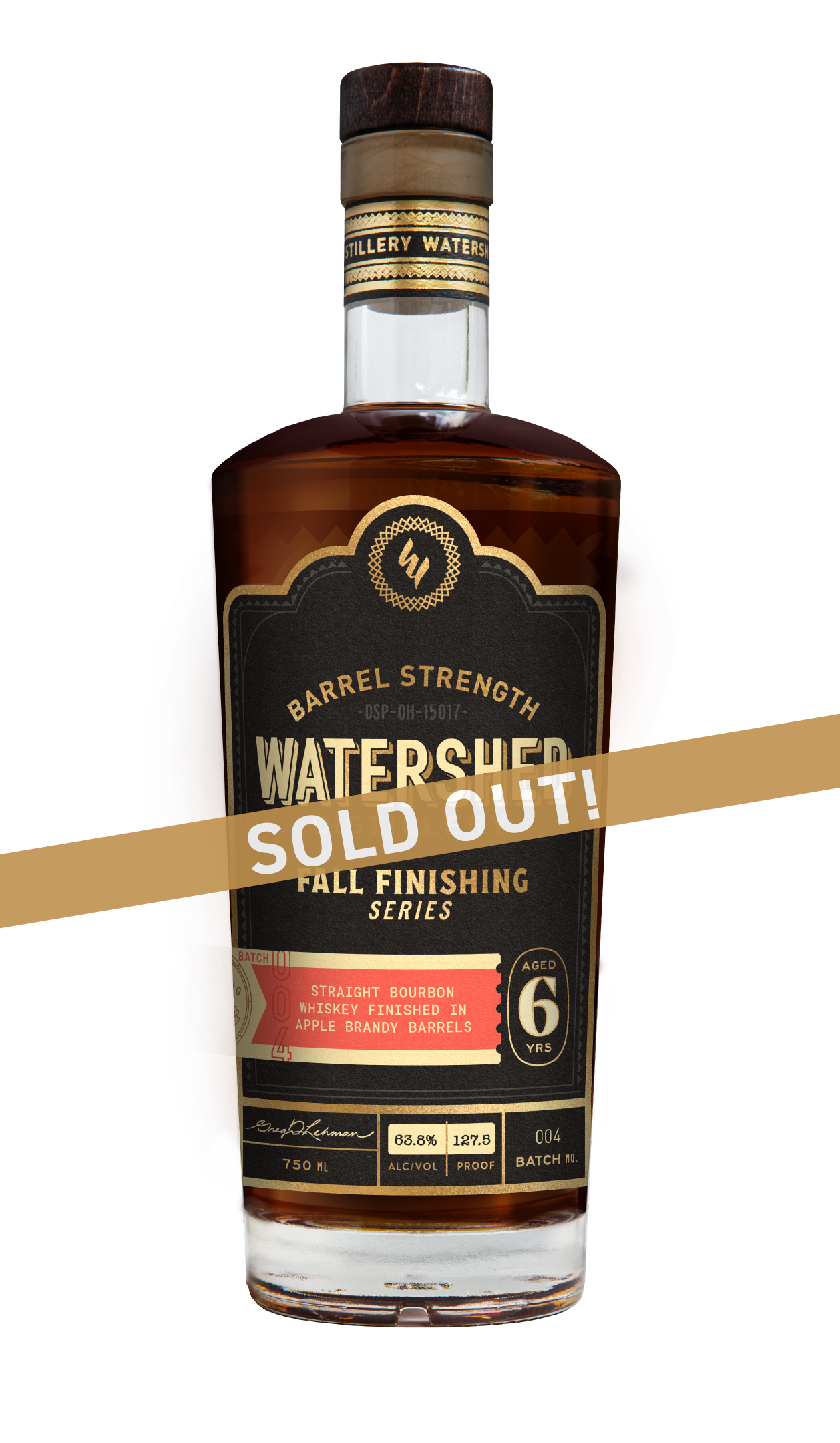 Watershed Distillery Bourbon Finished in Apple Brandy Barrels