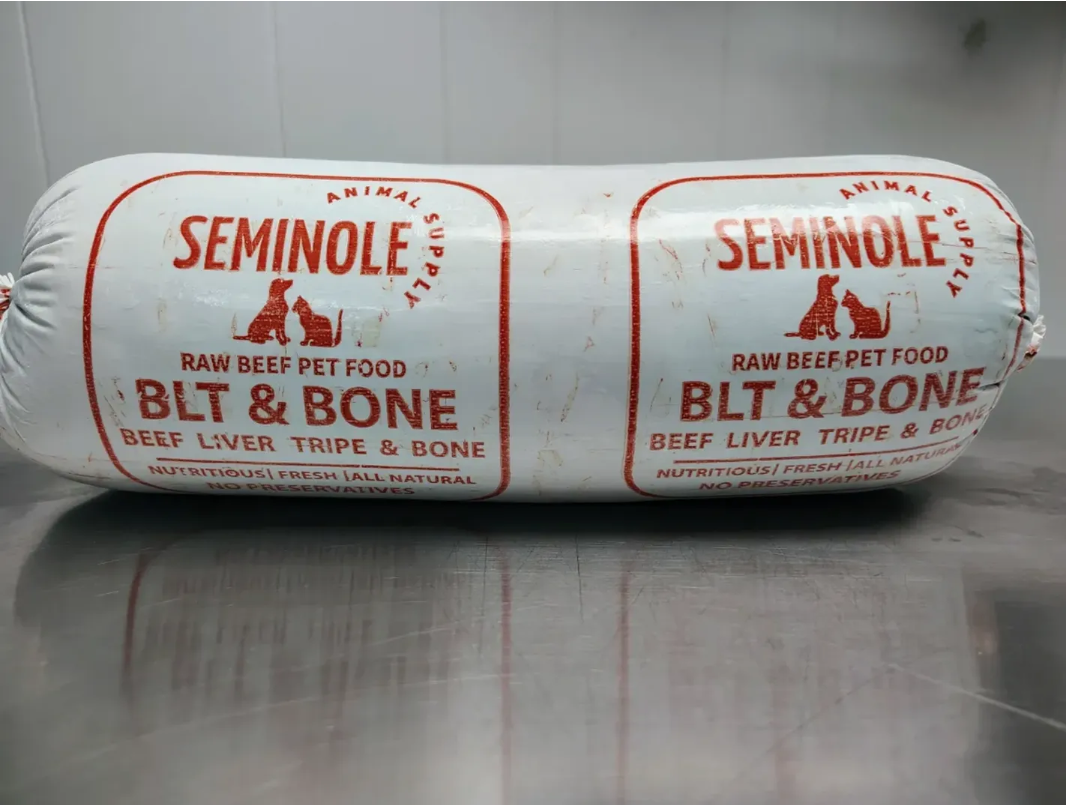 5LB RAW BLT BEEF, ORGANS, TRIPE & GROUND BONE