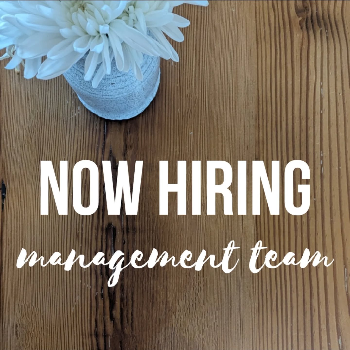 The new year brings new opportunities. ✨

If you're looking for a full-time FOH management position, let's talk.

Email your resum&eacute; to hr@collectivehospitalityga.com.

Join a team committed to thoughtful service and elevated dining experiences