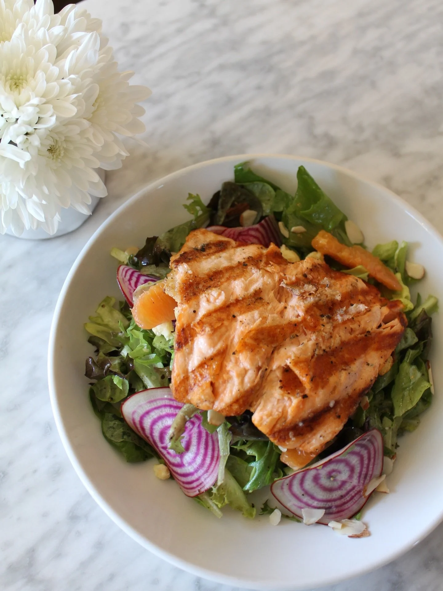 Because static menus aren&rsquo;t really our thing. 

Discover our *new* Tucker Farms Seasonal Salad: artisan greens with striped beets, cara cara oranges, almonds, Stilton bleu cheese, and a maple sherry vinaigrette. 🥗

A beautiful way to begin you