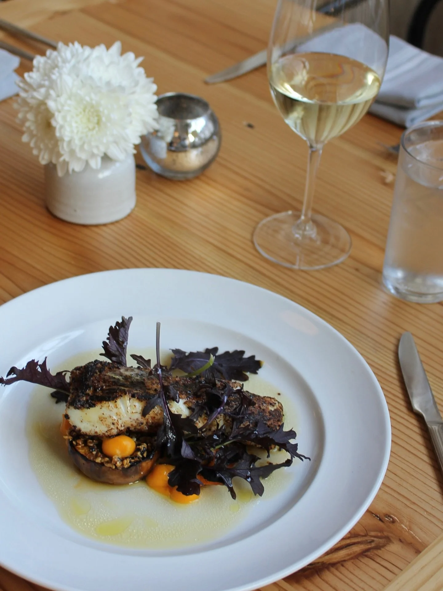 We&rsquo;re beginning the turn toward Spring, and our newest entree - Grilled Halibut - is leading the way. 🌱

To make a reservation and explore the full menu, visit our website in bio.