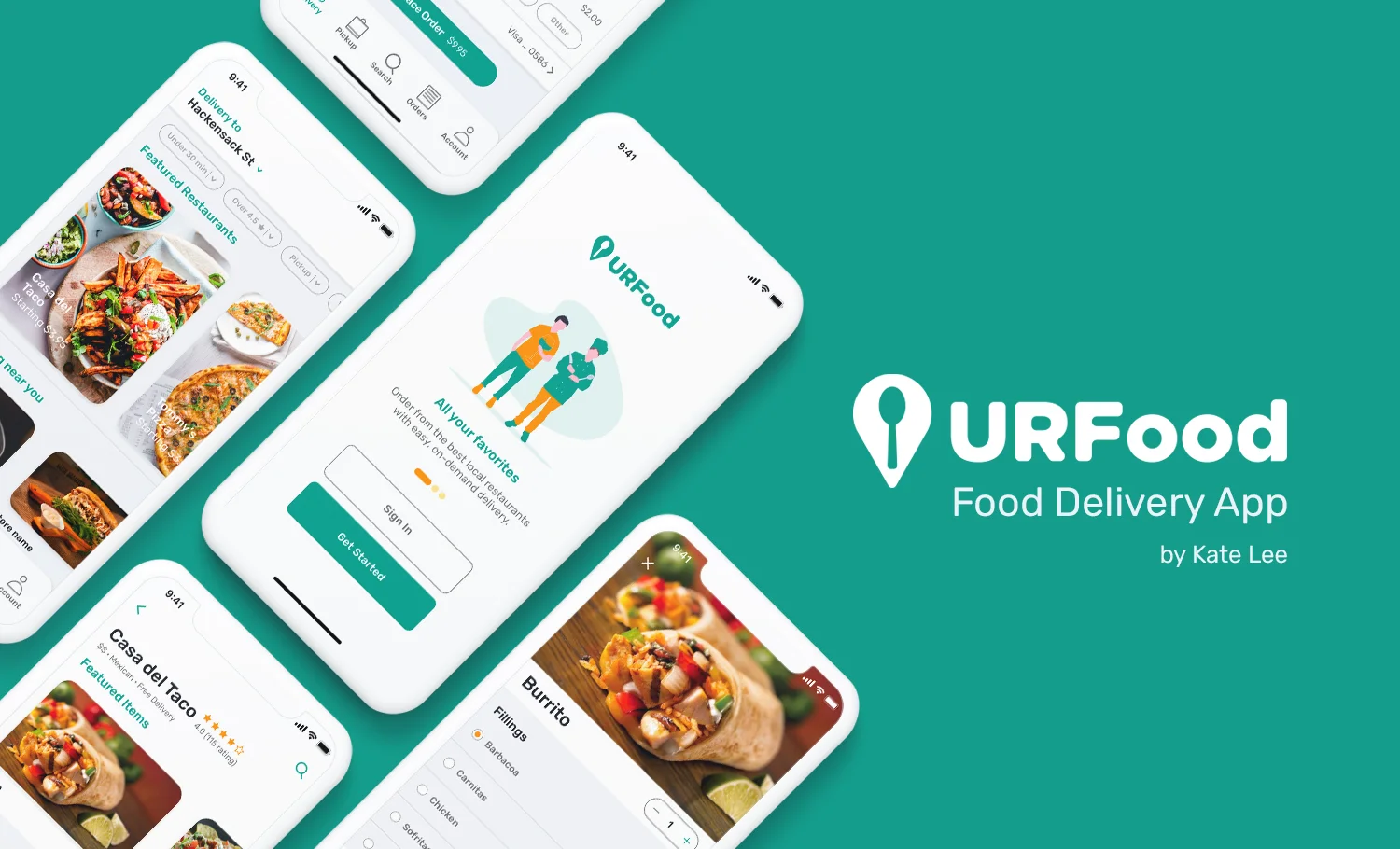 URfood - Delivery App Concept Design