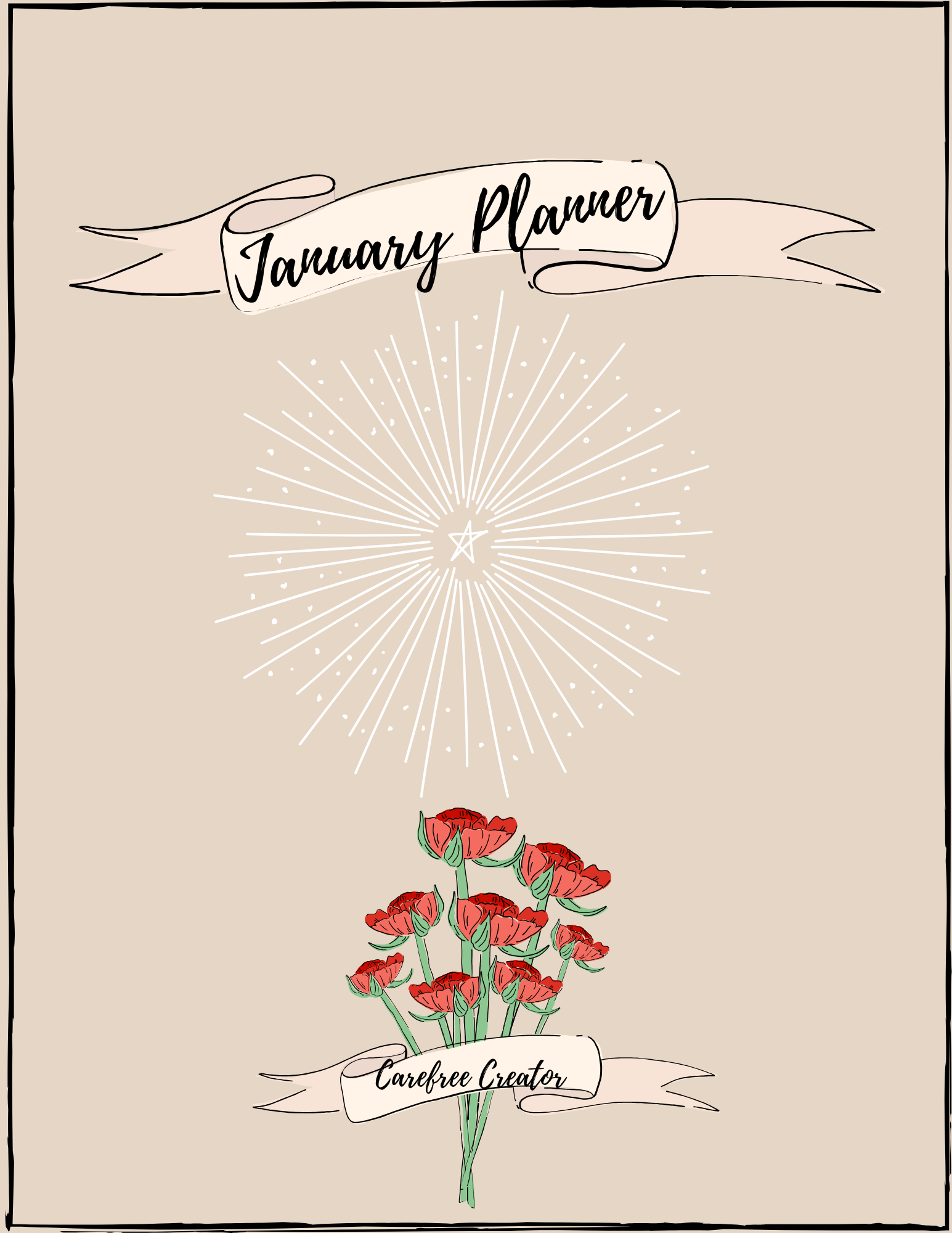 January Planner And Bullet Journal