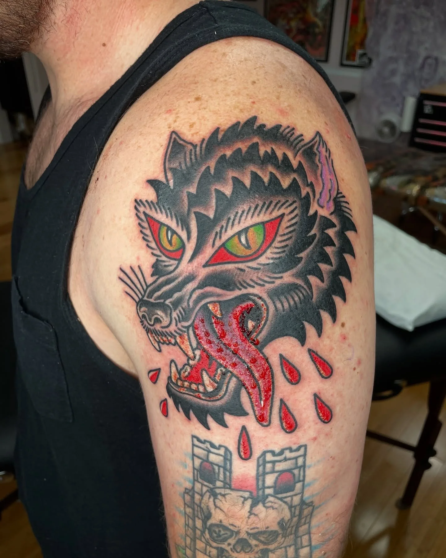 Wild style wolf for @_samfarr