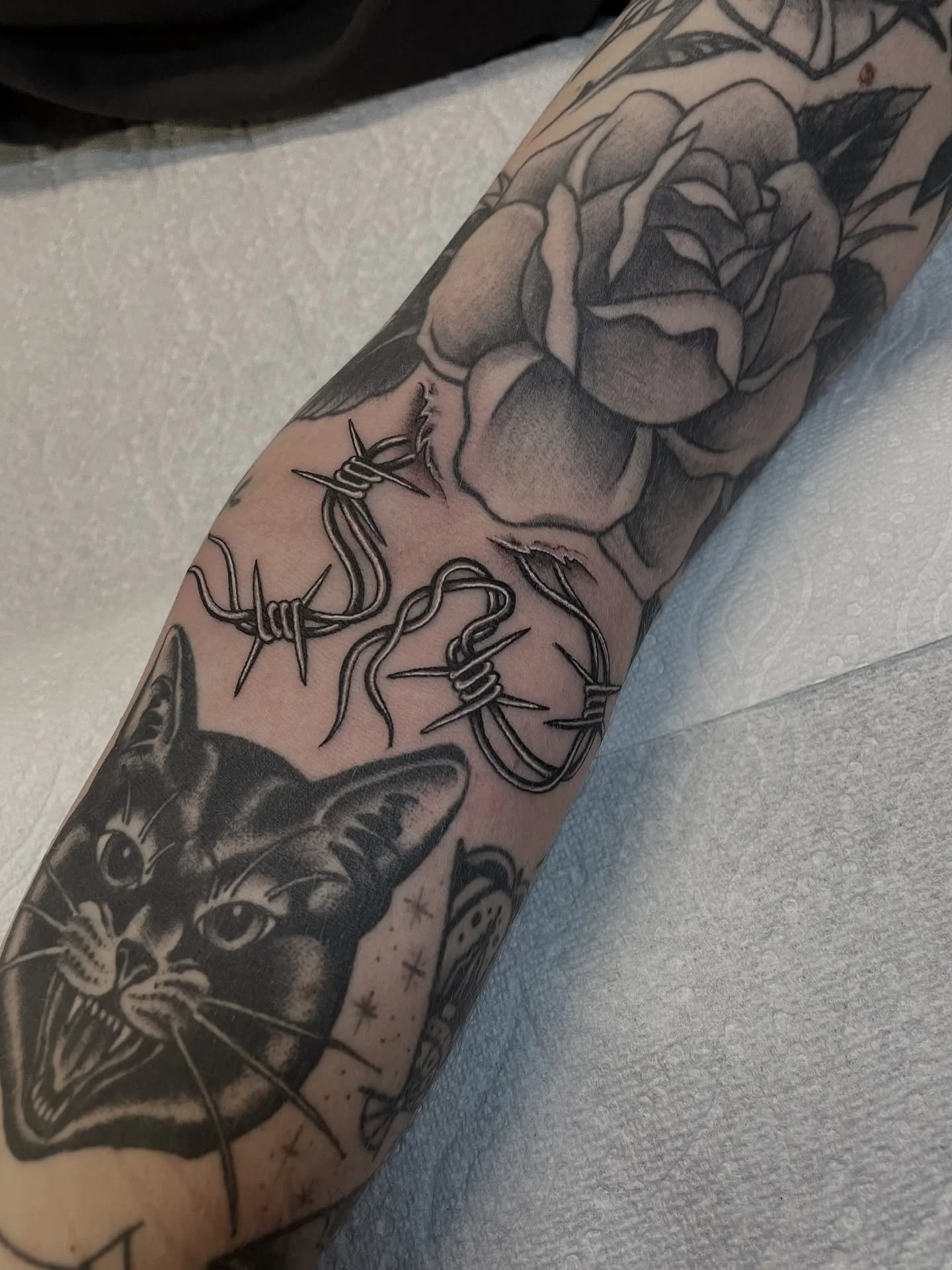 Tattoos are fun! Have so much fun looking at this barbed wire ditch! You can&rsquo;t even contain the joy!