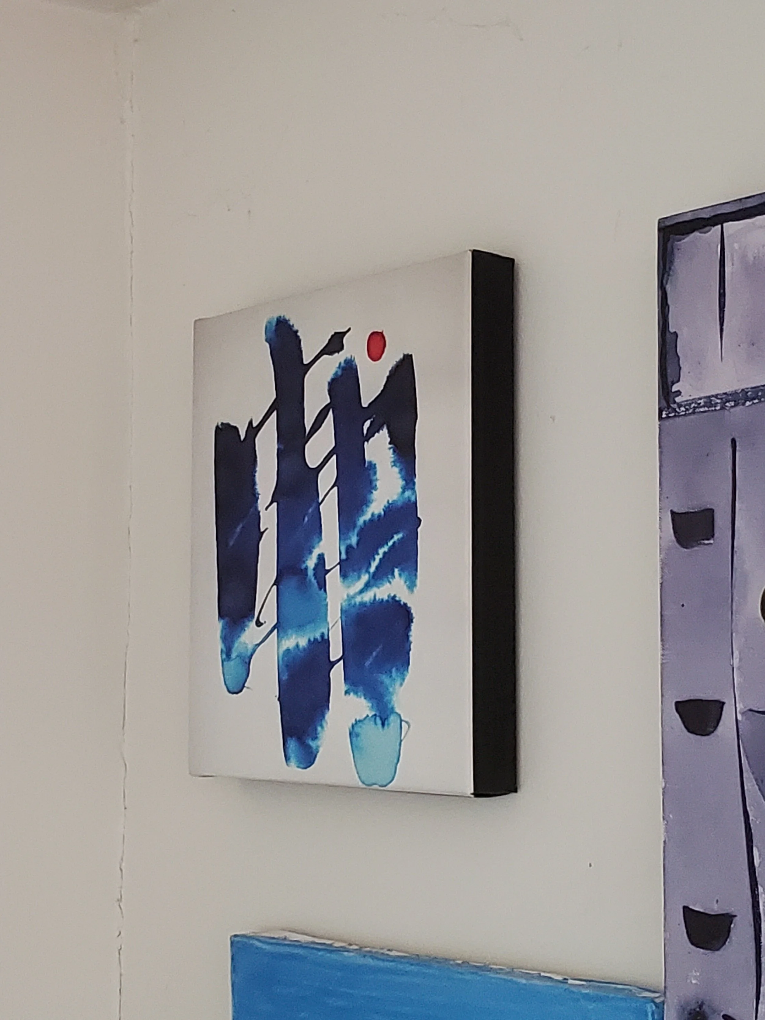 (c)2020 GuadulesaRivera_Blue canvas print_12x12_sideview.jpg