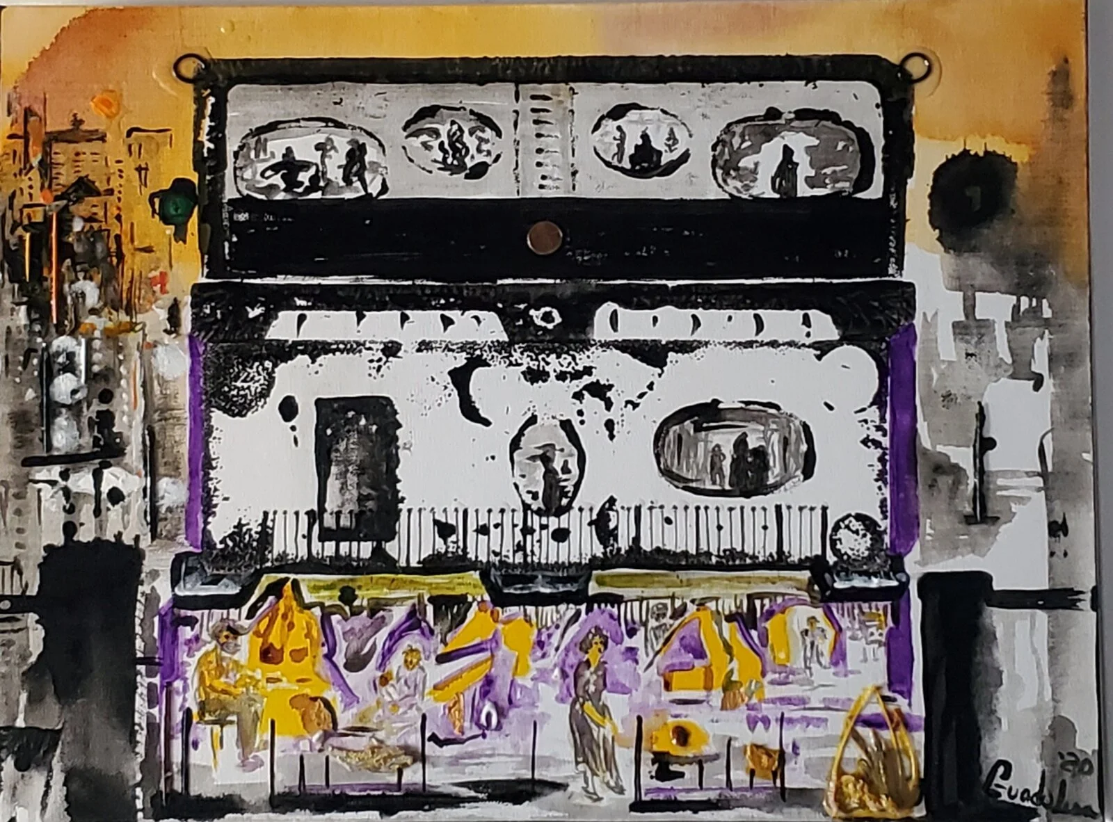 (c)2020 Guadulesa Rivera_Home Is Home_18x24_mixedmedium on canvas.jpeg