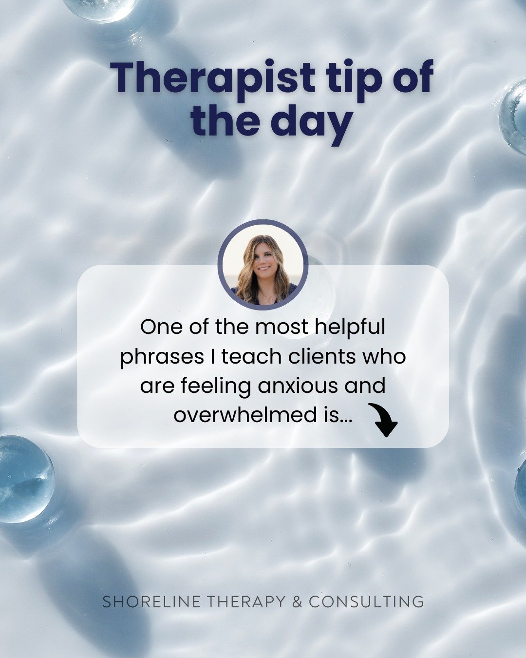 🧠 Therapist Tip for Feeling Anxious and Overwhelmed 

One prompt I give to clients who are feeling stuck in a state of overwhelm:

👉 &ldquo;What&rsquo;s one small step you can take in the next week?&rdquo;

Why it works:
✅ Moves you out of a frozen