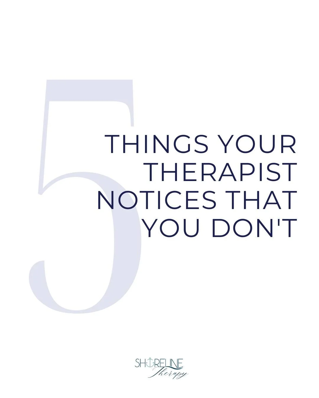 👀 5 Things Your Therapist Notices (That You Might Not)

Therapy isn&rsquo;t just about what you say&mdash;it&rsquo;s also about what shows up in your self-talk, your body language, and the way you show up each week.

Here are 5 things your therapist
