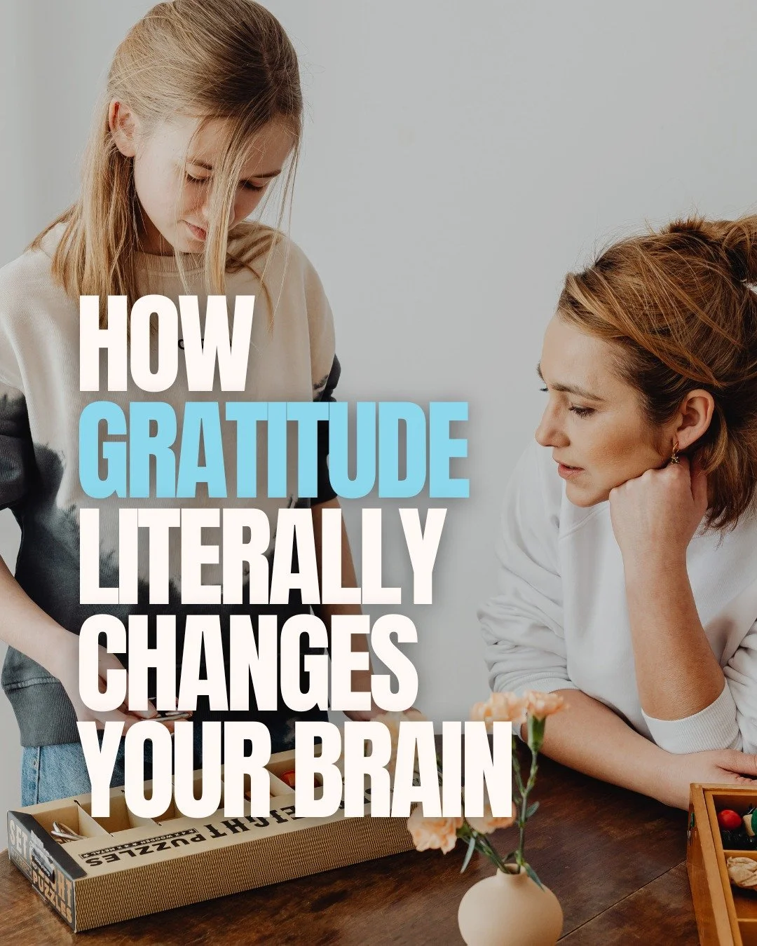 Gratitude doesn&rsquo;t just make you feel better.

It literally reshapes the way your brain processes stress, memory, and emotion.
🌿 It strengthens the parts of the brain that store positive memories.
Moments you&rsquo;re grateful for become easier