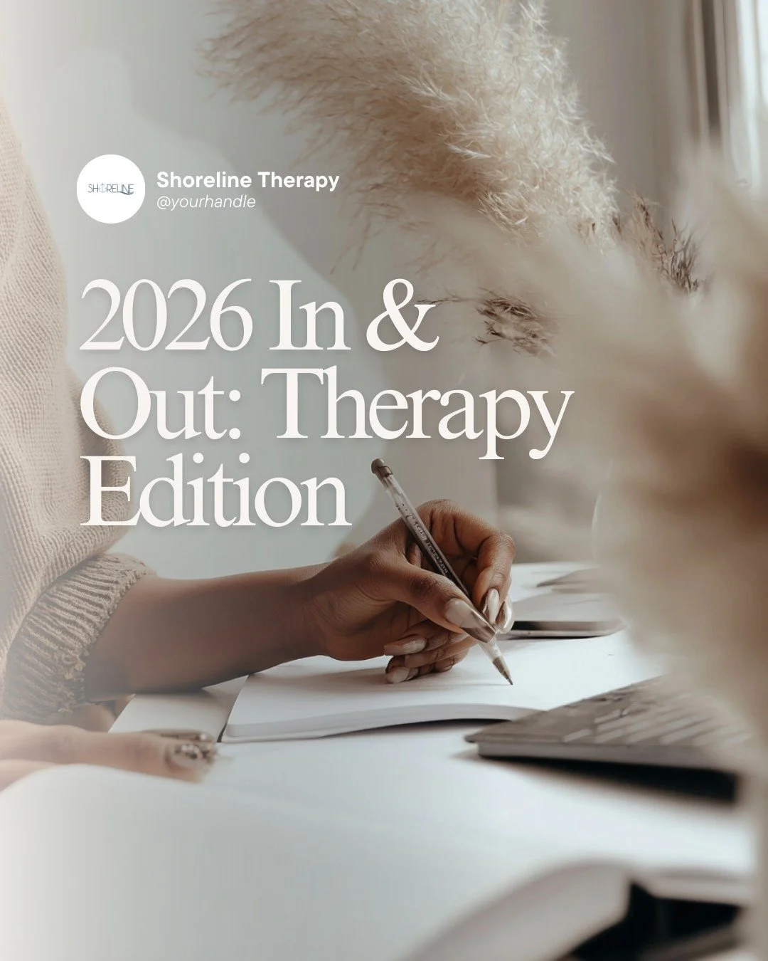 2026 therapy edition: in&rsquo;s &amp; out&rsquo;s 🤍

This year isn&rsquo;t about becoming someone new &mdash; it&rsquo;s about listening to what your nervous system actually needs.

If rest, slowness, and compassion are part of your plan, you&rsquo