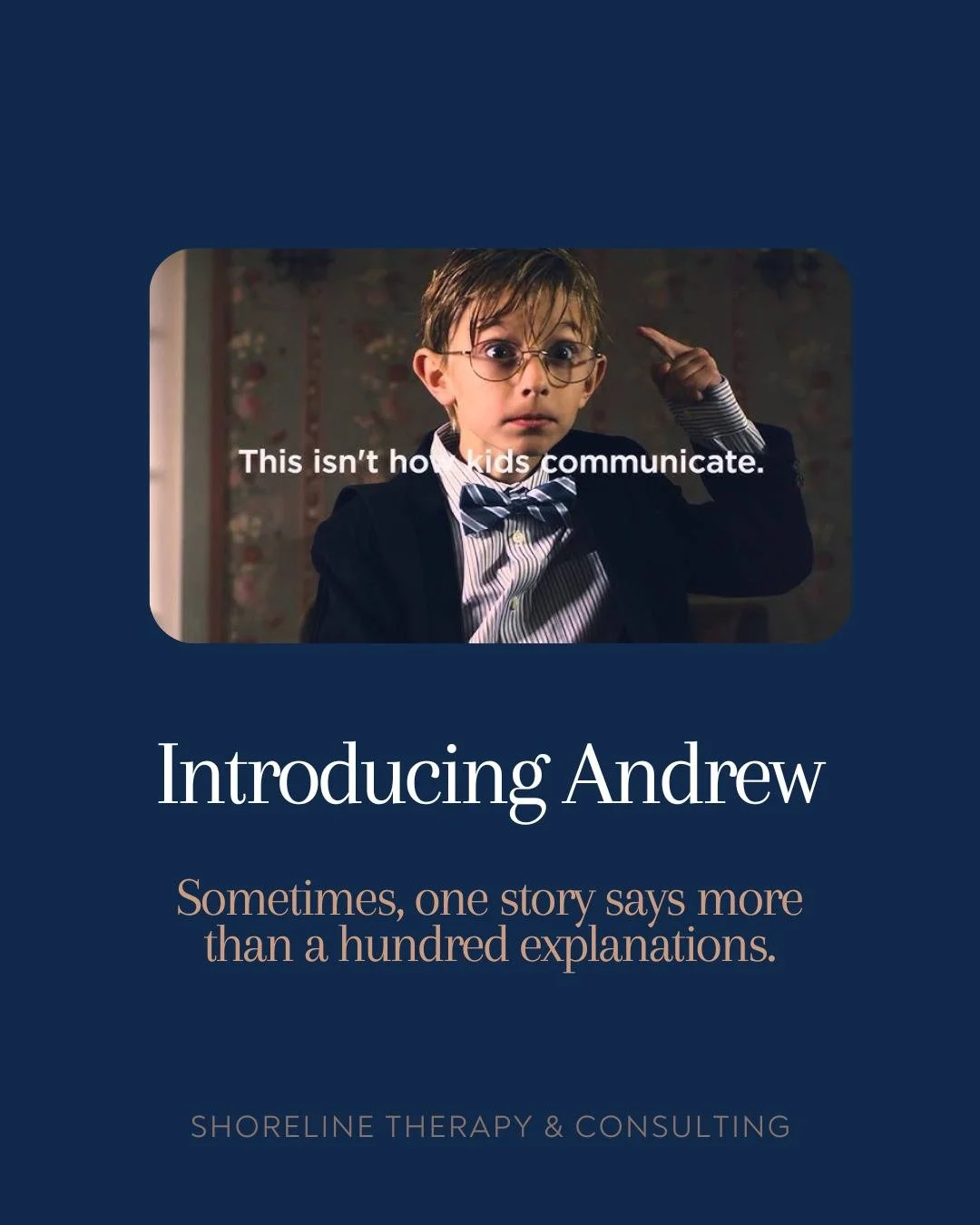 One of the simplest ways to understand play therapy is to see it through a child&rsquo;s experience.

Today, I&rsquo;m sharing the video &ldquo;Introducing Andrew&rdquo; &mdash; a gentle, meaningful look at how play therapy supports children in expre