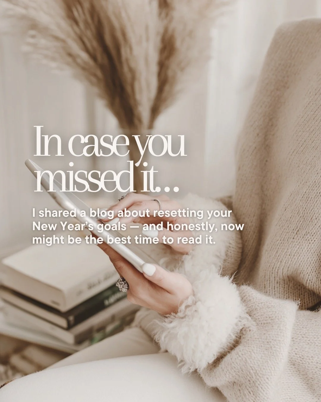 In case you missed it&hellip;

I shared a blog in January about resetting your New Year&rsquo;s goals &mdash; and honestly, early February might be the best time to read it.

If your motivation dipped&hellip;
If your goal already feels heavier than i