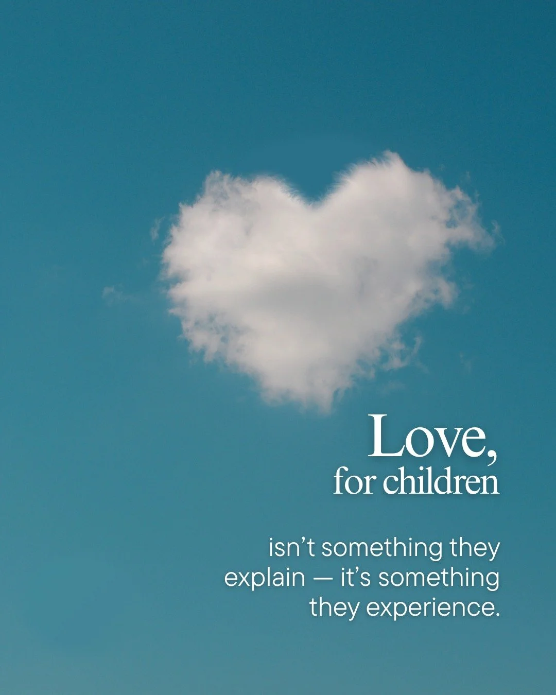 Love, for children, isn&rsquo;t something they explain &mdash; it&rsquo;s something they experience.

In play therapy, love shows up as safety, consistency, and connection. It&rsquo;s the quiet moments of attunement, the shared rhythm of play, and th