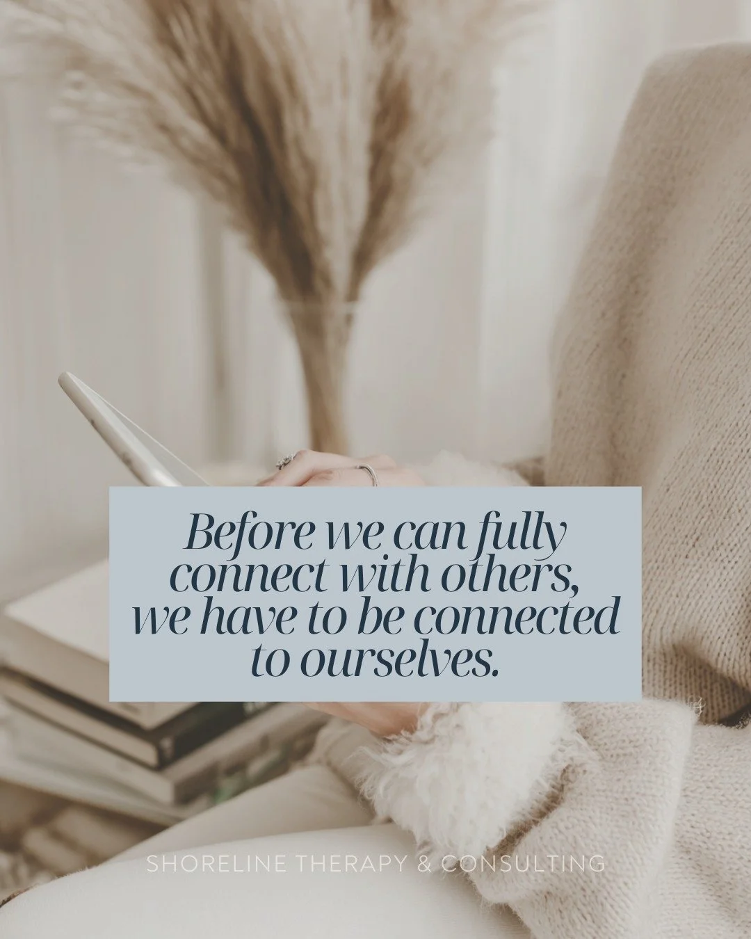 Before we can truly connect with others, we have to be connected to ourselves.

That starts with slowing down enough to notice what&rsquo;s going on inside &mdash; not judging it, not fixing it, just acknowledging it. Often, the emotions we avoid are