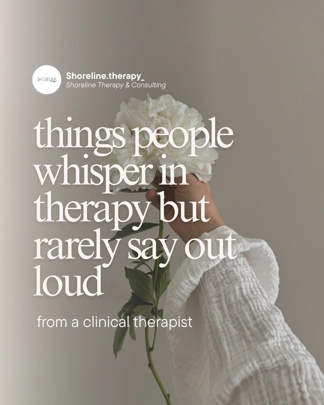 There are so many things people say quietly in therapy &mdash; and carry loudly everywhere else.

Things like:
&ldquo;I don&rsquo;t know how to ask for what I need.&rdquo;
&ldquo;I&rsquo;m tired of being the strong one.&rdquo;
&ldquo;I&rsquo;m afraid