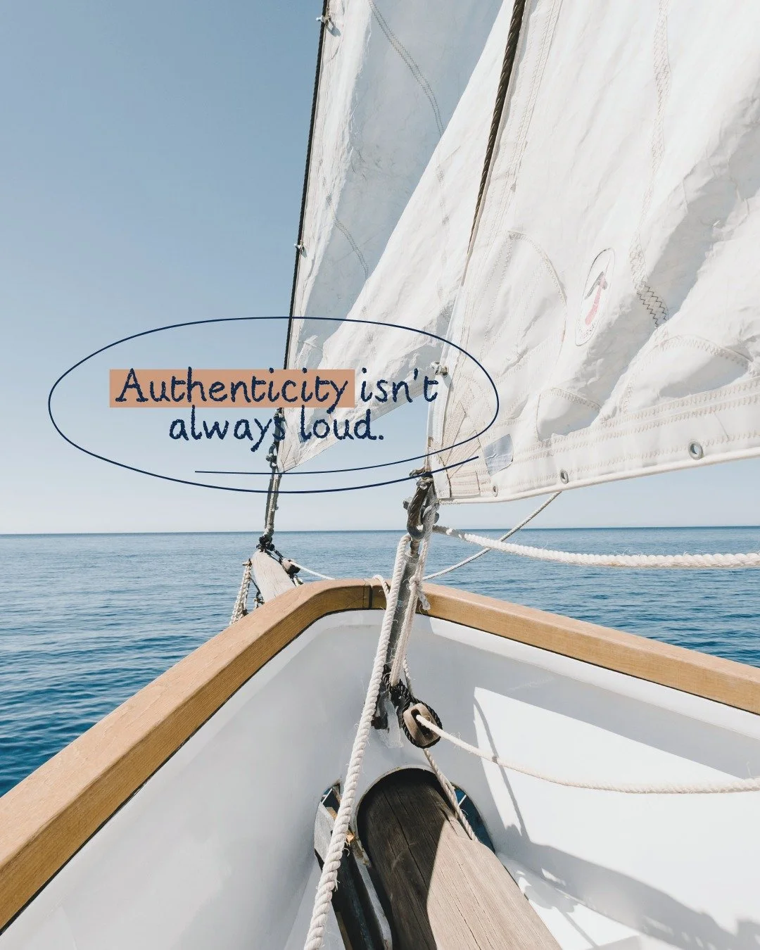 Authenticity isn't always saying the hard thing out loud.

Sometimes it's just stopping yourself from saying the untrue thing.

Not every piece of authentic expression is a dramatic declaration. Sometimes it's a pause before "I'm fine." A s