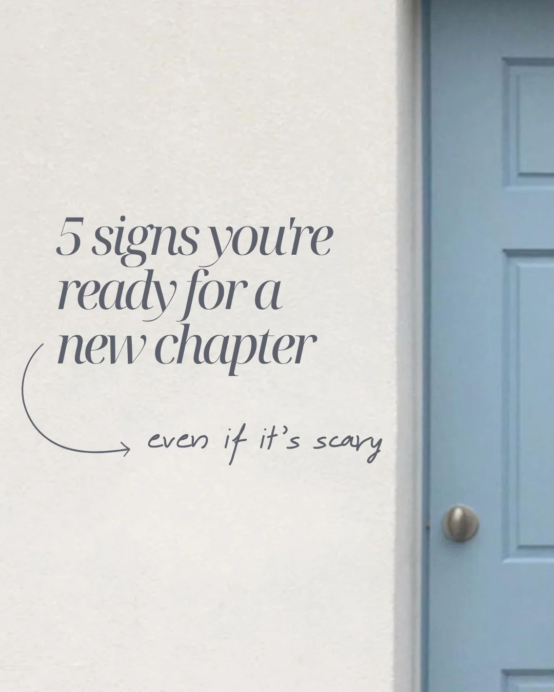 Spring is here &mdash; and something in you is stirring.

Maybe you can't name it yet. But if you've been feeling restless, like something needs to change&hellip; that's not anxiety. That's growth knocking.

Swipe through to see 5 signs you might alr