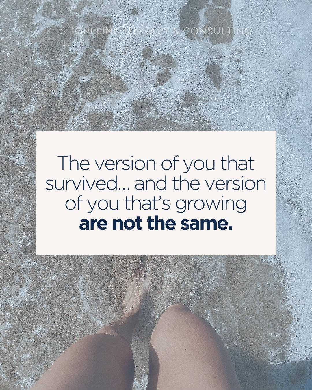 The version of you that survived&hellip;
and the version of you that&rsquo;s growing
are not the same.

And that can feel confusing.

The version of you that survived learned how to push through, stay small when needed, keep the peace, and do whateve
