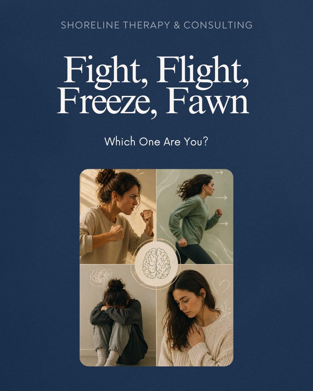 Everyone talks about fight or flight.
But freeze and fawn? Those tend to go unnoticed&hellip; even by you.

You might think:
&ldquo;I just overthink a lot.&rdquo;
&ldquo;I&rsquo;m just bad at confrontation.&rdquo;
&ldquo;I just shut down sometimes.&r
