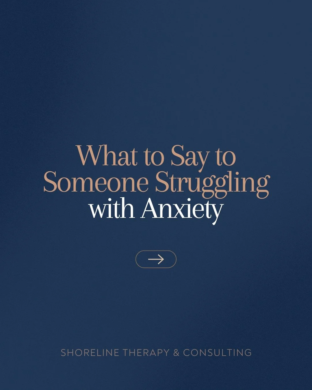 Most people say the wrong thing when someone is struggling with anxiety&mdash; not because they don&rsquo;t care&hellip; but because no one ever taught them what actually helps.

When someone you love is overwhelmed, it&rsquo;s natural to want to fix