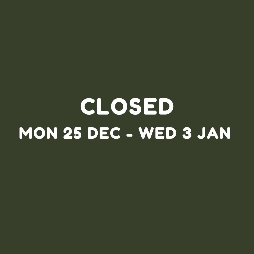 Just a couple days until we turn our 'out of office' on for a while! Our office will be closed to hot deskers and meeting room users from Monday 25 December and will reopen on Wednesday 3 January.