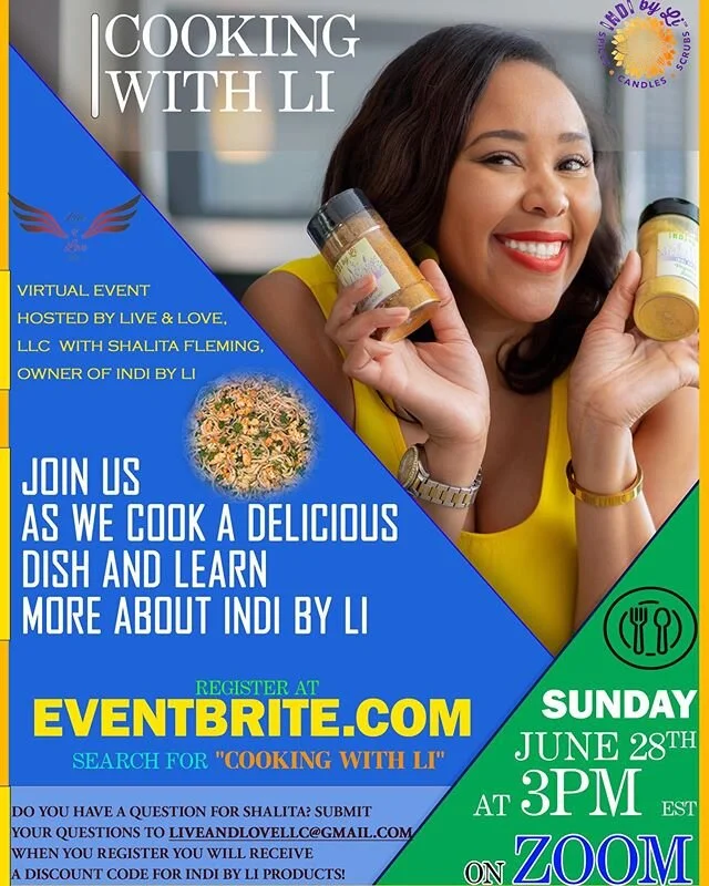 ‼️FREE EVENT ALERT‼️‼️‼️‼️
.
✨ I look forward to speaking with all of you and having some VIRTUAL FUN on Sunday 6/28 at 3pm!
.
.
👉🏽Don&rsquo;t miss out on this FREE Event!!!
👉🏽Register at EVENTBRITE.COM &ldquo;Cooking with Li&rdquo;
👉🏽 Hosted b