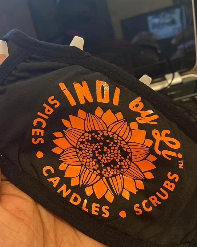I have never been soooo excited to wear a mask 🤣😂🤣 THANK YOU @creishaashone for making these INDI masks!!! Can&rsquo;t wait to place these on the @indibyli website!!! .
.
👉🏽 Contact @creishaashone for all personalized masks!!! 👉🏽 Quick process